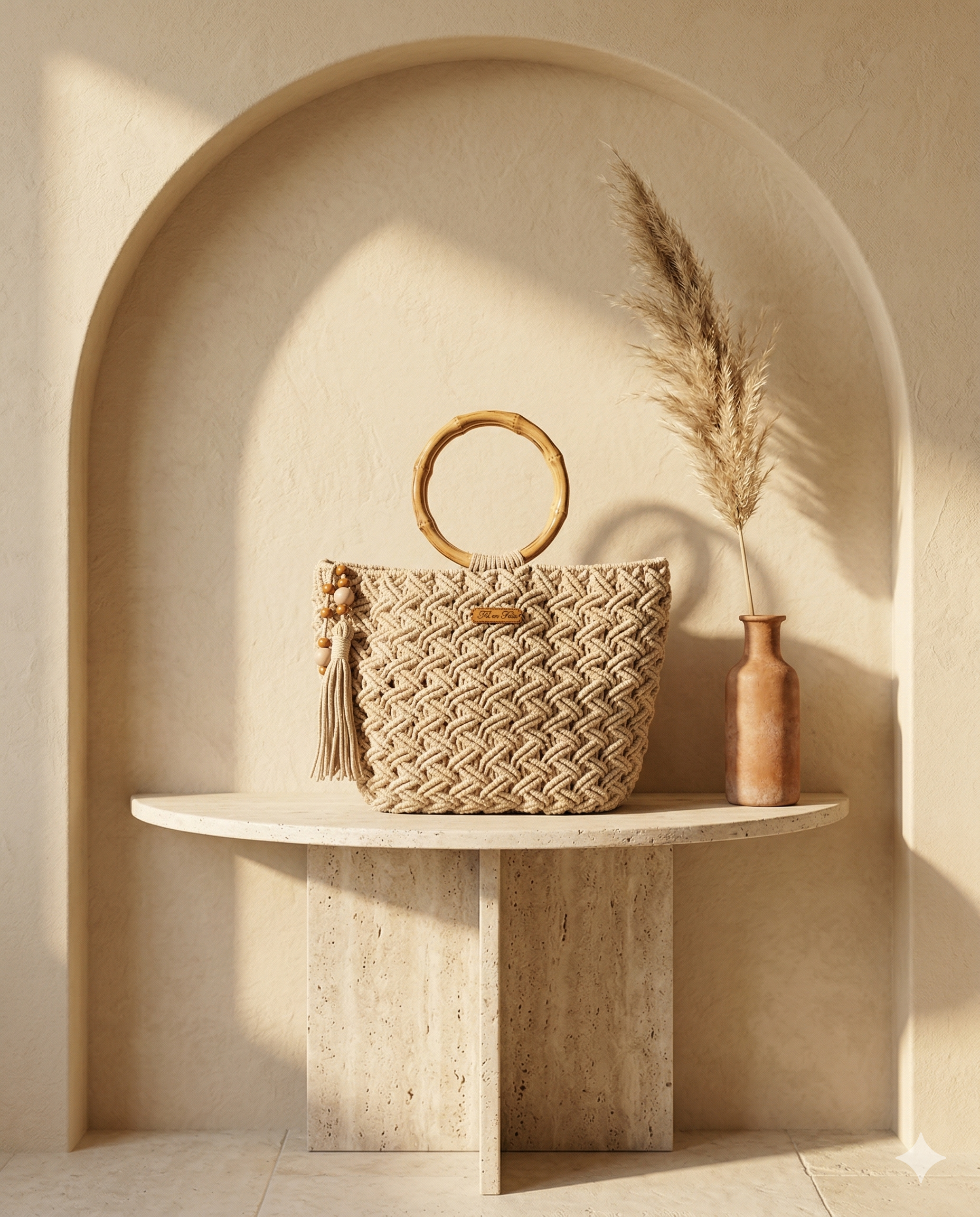 Tote Bambou Rond